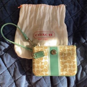 Coach mini purse/card holder